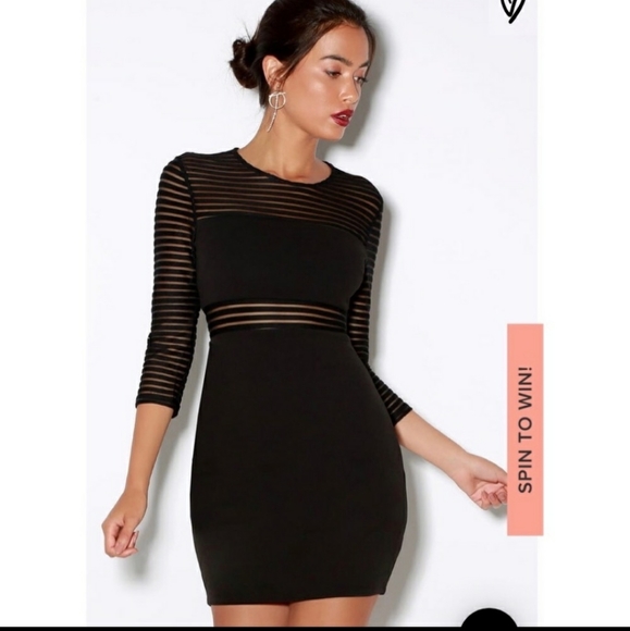 Lulus Dresses & Skirts - Lulu's Perfect Mesh Bodycon Dress